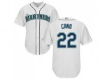 Seattle Mariners #22 Robinson Cano White New Cool Base Stitched MLB Jersey