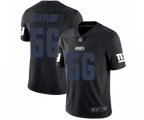 New York Giants #56 Lawrence Taylor Limited Black Rush Impact Football Jersey