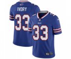 Buffalo Bills #33 Chris Ivory Royal Blue Team Color Vapor Untouchable Limited Player Football Jersey