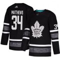 Toronto Maple Leafs #34 Auston Matthews Black 2019 All-Star Game Parley Authentic Stitched NHL Jersey