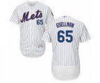 New York Mets Robert Gsellman White Home Flex Base Authentic Collection Baseball Player Jersey