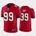 Tampa Bay Buccaneers Retired Player #99 Warren Sapp Nike Red Vapor Limited Jersey