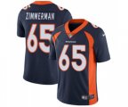 Denver Broncos #65 Gary Zimmerman Navy Blue Alternate Vapor Untouchable Limited Player Football Jersey