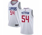Los Angeles Clippers #54 Patrick Patterson Swingman White Basketball Jersey - Association Edition