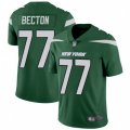 New York Jets #77 Mekhi Becton Green Team Color Stitched Vapor Untouchable Limited Jersey
