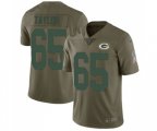 Green Bay Packers #65 Lane Taylor Limited Olive 2017 Salute to Service Football Jersey