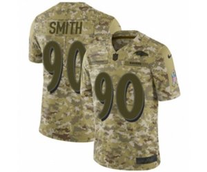 Baltimore Ravens #90 Za\'Darius Smith Limited Camo 2018 Salute to Service NFL Jersey