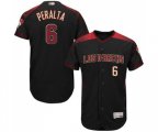 Arizona Diamondbacks #6 David Peralta Black Alternate Authentic Collection Flex Base Baseball Jersey