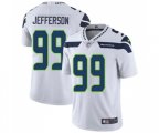 Seattle Seahawks #99 Quinton Jefferson White Vapor Untouchable Limited Player Football Jersey