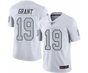 Oakland Raiders #19 Ryan Grant Elite White Rush Vapor Untouchable Football Jersey