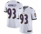 Baltimore Ravens #93 Chris Wormley White Vapor Untouchable Limited Player Football Jersey