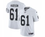 Oakland Raiders #61 Rodney Hudson White Vapor Untouchable Limited Player Football Jersey