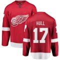 Detroit Red Wings #17 Brett Hull Fanatics Branded Red Home Breakaway NHL Jersey