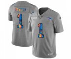 New England Patriots #1 Cam Newton Multi-Color 2020 NFL Crucial Catch NFL Jersey Greyheather