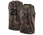 San Antonio Spurs #21 Tim Duncan Swingman Camo Realtree Collection NBA Jersey