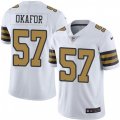 New Orleans Saints #57 Alex Okafor Limited White Rush Vapor Untouchable NFL Jersey