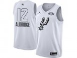 San Antonio Spurs #12 LaMarcus Aldridge White NBA Jordan Swingman 2018 All-Star Game Jersey