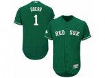 Boston Red Sox #1 Bobby Doerr Green Celtic Flexbase Authentic Collection MLB Jersey