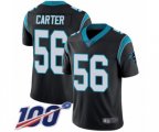Carolina Panthers #56 Jermaine Carter Black Team Color Vapor Untouchable Limited Player 100th Season Football Jersey
