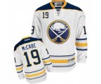 Reebok Buffalo Sabres #19 Jake McCabe Authentic White Away NHL Jersey