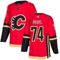 Calgary Flames #74 Daniel Pribyl Premier Red Home NHL Jersey