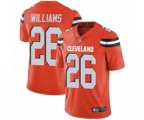 Cleveland Browns #26 Greedy Williams Orange Alternate Vapor Untouchable Limited Player Football Jersey