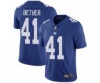 New York Giants #41 Antoine Bethea Royal Blue Team Color Vapor Untouchable Limited Player Football Jersey