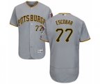 Pittsburgh Pirates Luis Escobar Grey Road Flex Base Authentic Collection Baseball Player Jersey