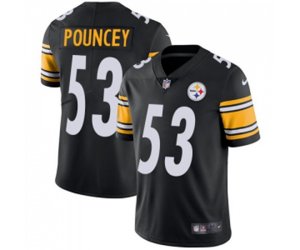Pittsburgh Steelers #53 Maurkice Pouncey Black Team Color Vapor Untouchable Limited Player Football Jersey