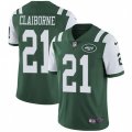 New York Jets #21 Morris Claiborne Green Team Color Vapor Untouchable Limited Player NFL Jersey