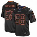 Denver Broncos #58 Von Miller Elite Lights Out Black NFL Jersey