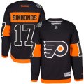 Philadelphia Flyers #17 Wayne Simmonds Premier Black 2017 Stadium Series NHL Jersey