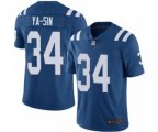Indianapolis Colts #34 Rock Ya-Sin Royal Blue Team Color Vapor Untouchable Limited Player Football Jersey