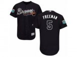Atlanta Braves #5 Freddie Freeman Blue Flexbase Authentic Collection MLB Jersey
