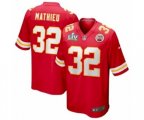 Kansas City Chiefs #32 Tyrann Mathieu Red Super Bowl LV Game Jersey