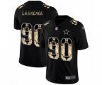 Dallas Cowboys #90 DeMarcus Lawrence Black Statue of Liberty Limited Football Jersey