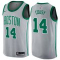 Boston Celtics #14 Bob Cousy Swingman Gray NBA Jersey - City Edition