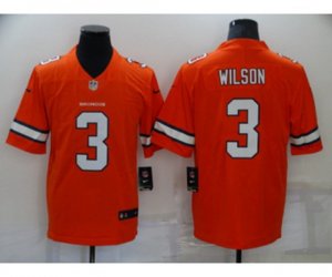 Denver Broncos #3 Russell Wilson Orange 2022 Color Rush Stitched NFL Nike Limited Jersey
