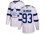 Toronto Maple Leafs #93 Doug Gilmour White Authentic 2018 Stadium Series Stitched NHL Jersey