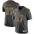 Pittsburgh Steelers #37 Carnell Lake Gray Static Vapor Untouchable Limited NFL Jersey