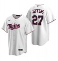 Minnesota Twins #27 Ryan Jeffers White Cool Base Stitched Jersey