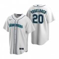 Nike Seattle Mariners #20 Daniel Vogelbach White Home Stitched Baseball Jersey