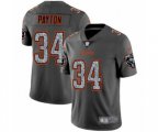 Chicago Bears #34 Walter Payton Limited Gray Static Fashion Limited Football Jersey