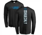 Carolina Panthers #59 Luke Kuechly Black Backer Long Sleeve T-Shirt