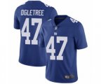 New York Giants #47 Alec Ogletree Royal Blue Team Color Vapor Untouchable Limited Player Football Jersey