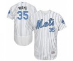 New York Mets Jacob Rhame Authentic White 2016 Father's Day Fashion Flex Base Baseball Player Jersey