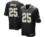 New Orleans Saints #25 Eli Apple Game Black Team Color NFL Jersey