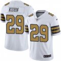 New Orleans Saints #29 John Kuhn Limited White Rush Vapor Untouchable NFL Jersey