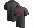 Buffalo Bills #7 Doug Flutie Ash One Color T-Shirt