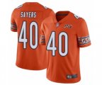 Chicago Bears #40 Gale Sayers Orange Alternate 100th Season Limited Football Jersey